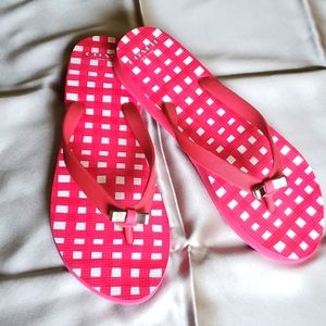 Red Coach Flip Flops